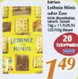 inkoop Bahlsen Leibniz Minis oder Zoo Angebot