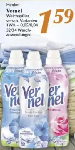 inkoop Henkel Vernel Weichspüler Angebot