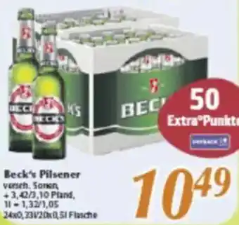 inkoop Beck's Pilsener Angebot