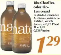 inkoop Bio-ChariTea oder Bio-Lemonaid Angebot