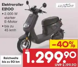 Netto Marken-Discount Luxxon Elektroroller E2100 Angebot
