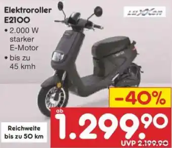 Netto Marken-Discount Luxxon Elektroroller E2100 Angebot