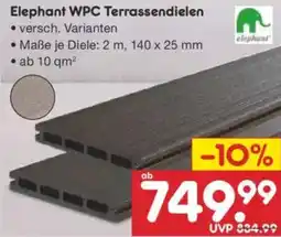 Netto Marken-Discount Elephant WPC Terrassendielen Angebot