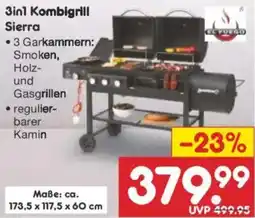 Netto Marken-Discount El Fuego 3in1 Kombigrill Sierra Angebot