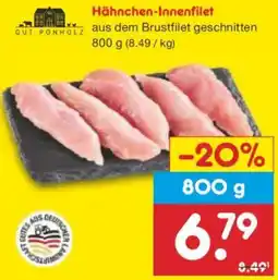 Netto Marken-Discount GUT PONHOLZ Hähnchen-Innenfilet Angebot