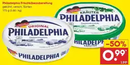 Netto Marken-Discount Philadelphia Frischkäsezubereitung Angebot