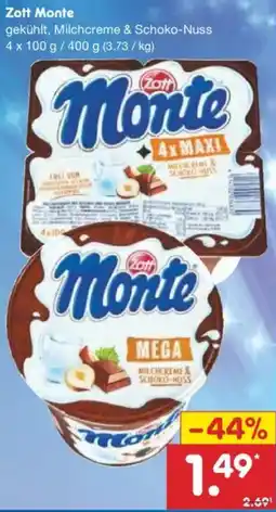 Netto Marken-Discount Zott Monte Angebot