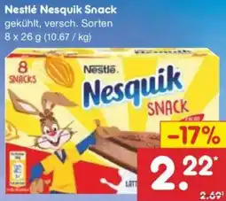 Netto Marken-Discount Nestlé Nesquik Snack Angebot
