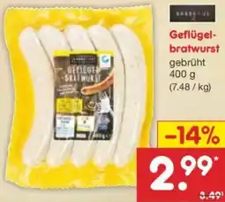 Netto Marken-Discount Geflügelbratwurst Angebot