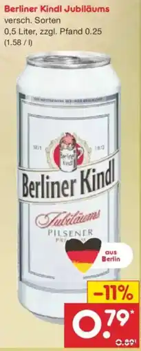Netto Marken-Discount Berliner Kindl Jubiläums Angebot