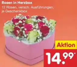 Netto Marken-Discount Rosen in Herzbox Angebot