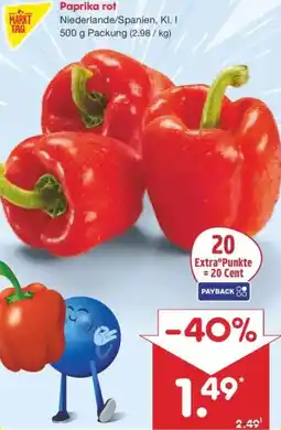 Netto Marken-Discount Paprika rot Angebot