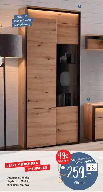 Zurbrüggen Vitrine Angebot
