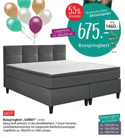 Zurbrüggen Boxspringbett ,,SURREY" Angebot