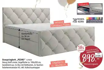 Zurbrüggen Boxspringbett ,,PEDRO" Angebot
