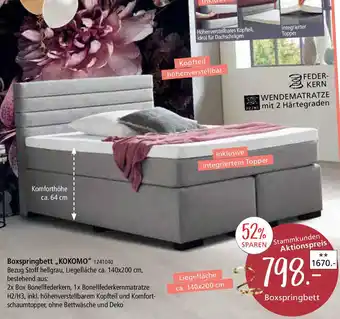 Zurbrüggen Boxspringbett ,,KOKOMO" Angebot