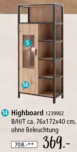 Zurbrüggen Highboard Angebot