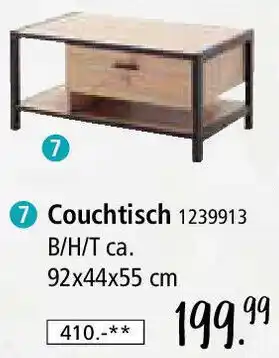 Zurbrüggen Couchtisch Angebot
