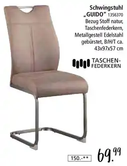 Zurbrüggen Schwingstuhl ,,GUIDO" Angebot