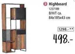 Zurbrüggen Highboard Angebot