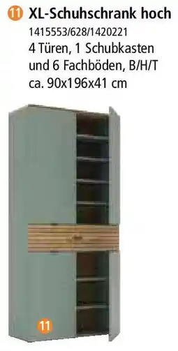 Zurbrüggen XL-Schuhschrank hoch Angebot