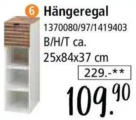 Zurbrüggen Hängeregal Angebot