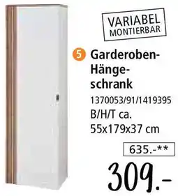 Zurbrüggen Garderoben Hängeschrank Angebot