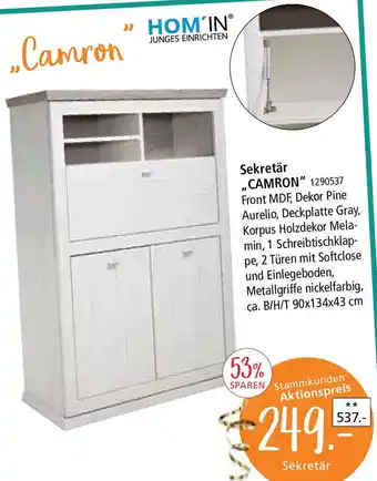 Zurbrüggen HOM'IN Sekretär ,,CAMRON" Angebot