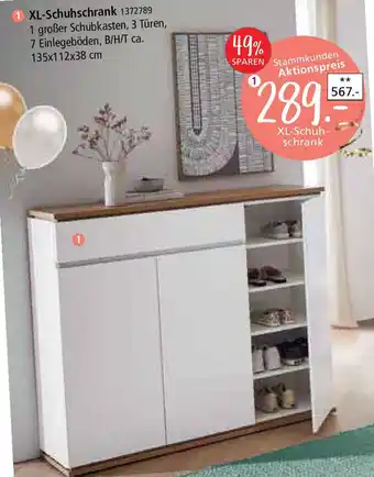 Zurbrüggen XL-Schuhschrank Angebot