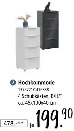 Zurbrüggen Hochkommode Angebot