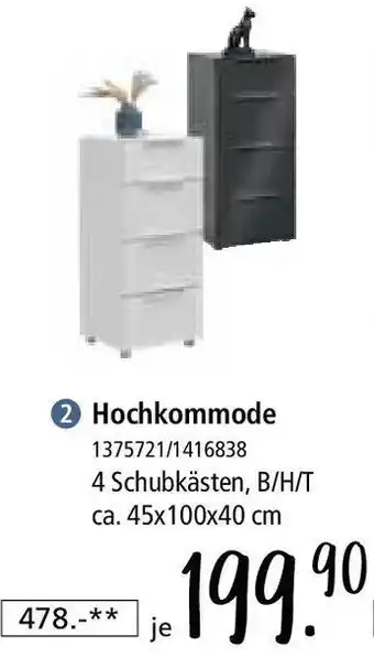 Zurbrüggen Hochkommode Angebot