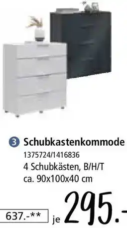 Zurbrüggen Schubkastenkommode Angebot