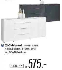 Zurbrüggen XL-Sideboard Angebot