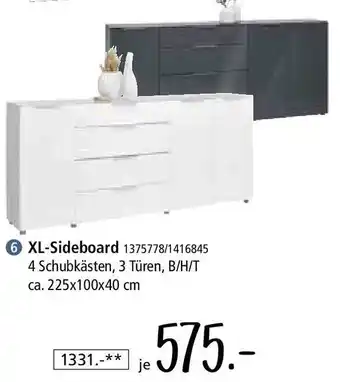 Zurbrüggen XL-Sideboard Angebot