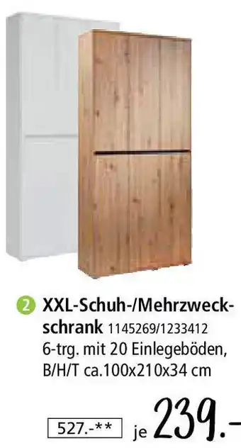 Zurbrüggen XXL-Schuh-/Mehrzweckschrank Angebot