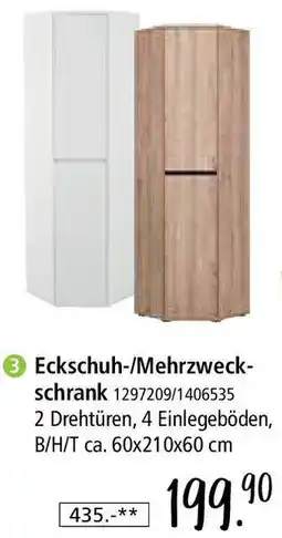 Zurbrüggen Eckschuh-/Mehrzweckschrank Angebot
