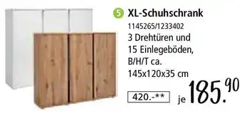 Zurbrüggen XL-Schuhschrank Angebot