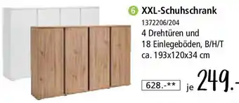 Zurbrüggen XXL-Schuhschrank Angebot