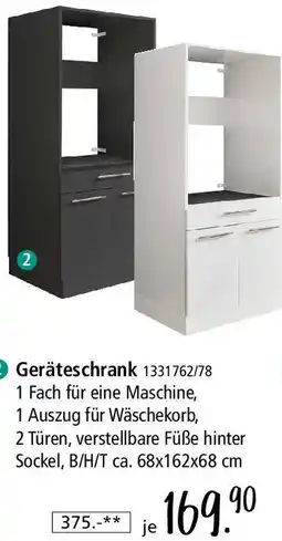 Zurbrüggen Geräteschrank Angebot