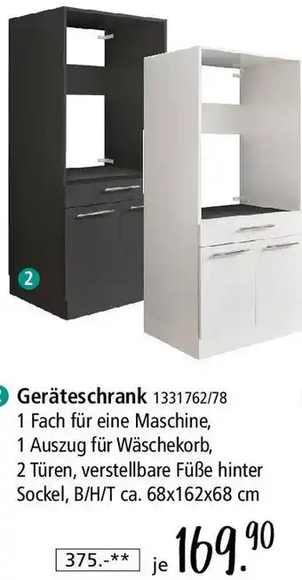 Zurbrüggen Geräteschrank Angebot
