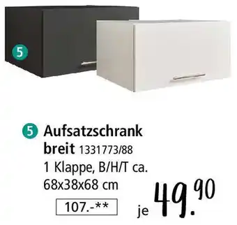 Zurbrüggen Aufsatzschrank breit Angebot
