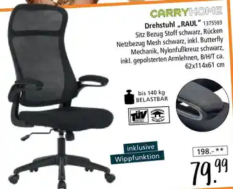 Zurbrüggen CARRYHOME Drehstuhl ,,RAUL" Angebot