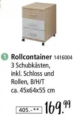 Zurbrüggen Rollcontainer Angebot
