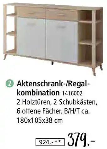 Zurbrüggen Aktenschrank-/Regalkombination Angebot