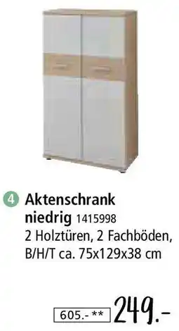 Zurbrüggen Aktenschrank niedrig Angebot