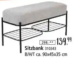 Zurbrüggen Sitzbank Angebot