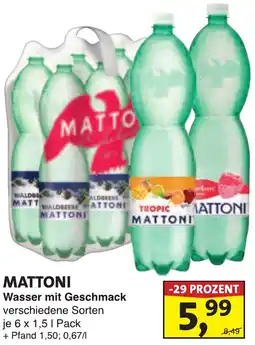 Lösch Depot MATTONI Wasser mit Geschmack Angebot