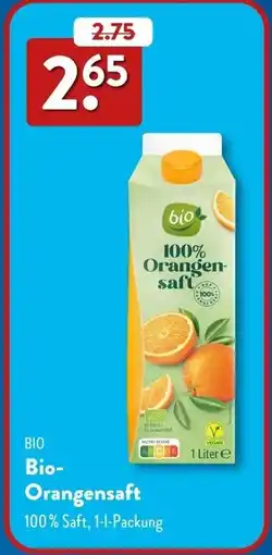 Aldi Süd Bio Orangensaft Angebot