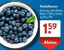 Aldi Süd Heidelbeeren Angebot
