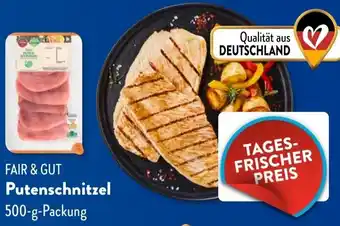 Aldi Süd FAIR & GUT Putenschnitzel Angebot